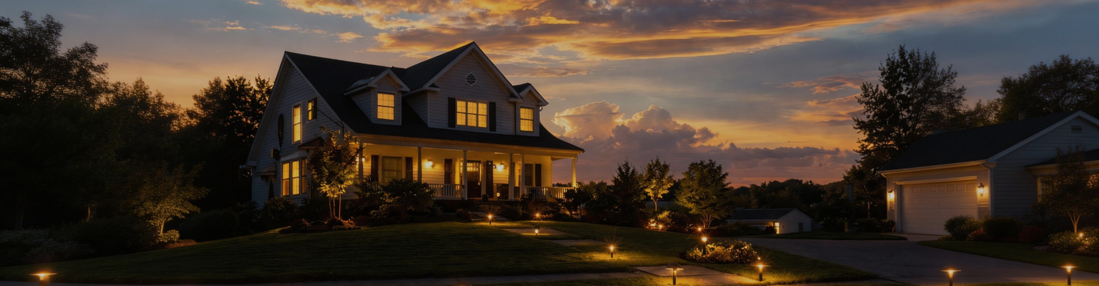 Landscape lighting project