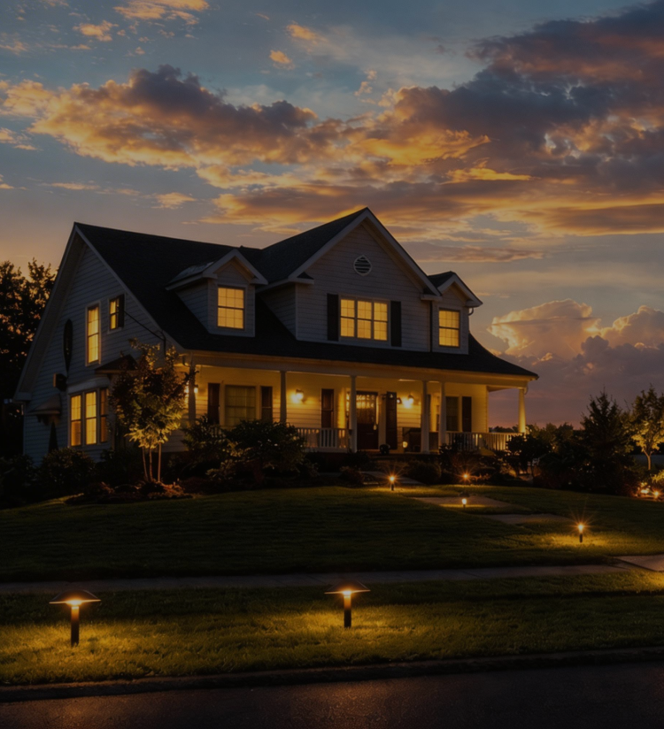 Landscape lighting project